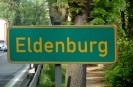 Ortseingangsschild von Eldenburg Süd
